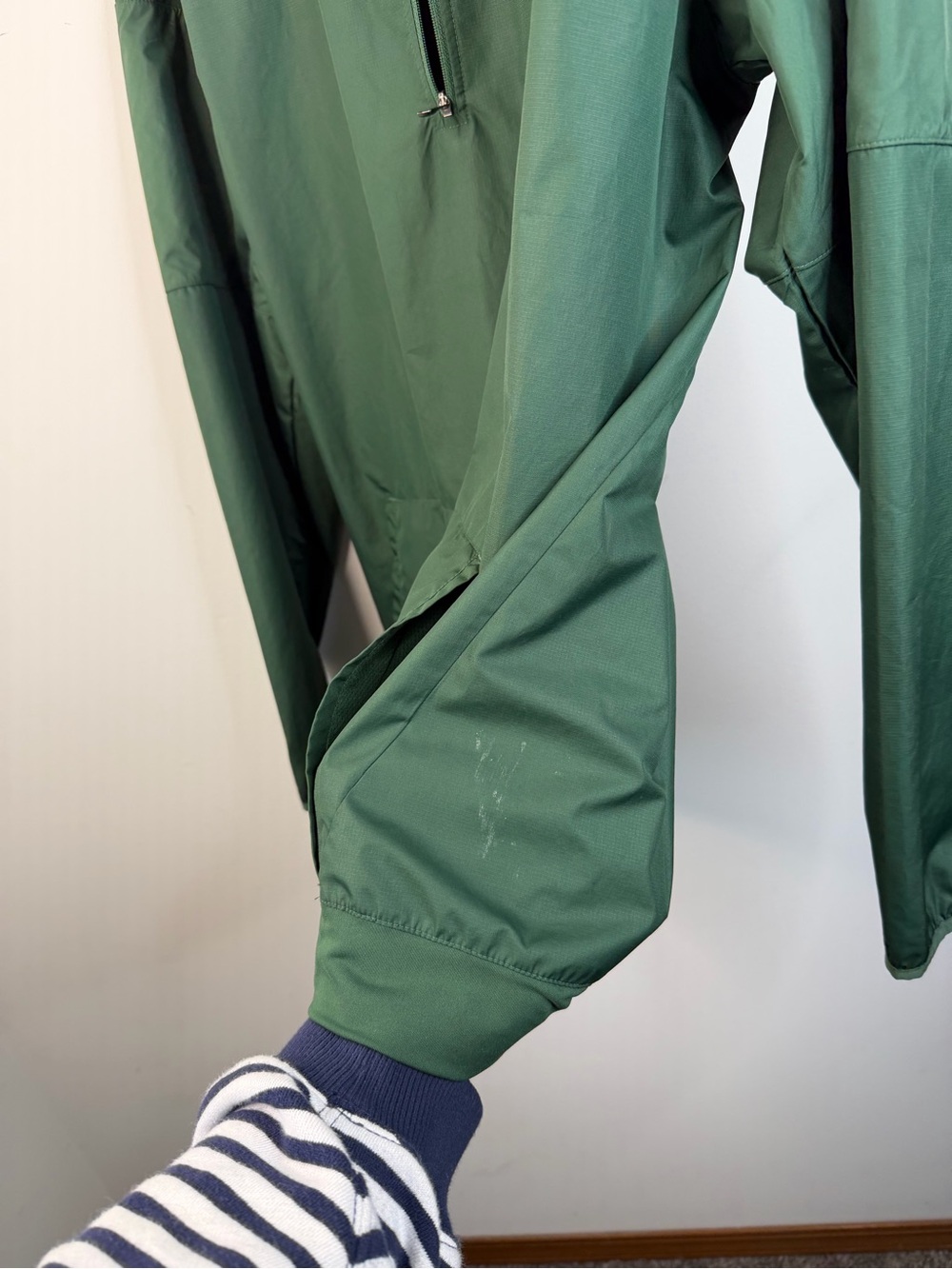 Nike Green Bay Packers NFL On Field Dri-FIT Quarter Zip Pullover Jacket Mens LG - Picture 9 of 12